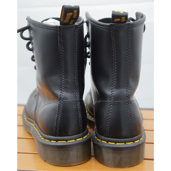New! DR Martens Womens Size 7 Mens 6 1460 Smooth Leather Lace Up Boot Black main image 9